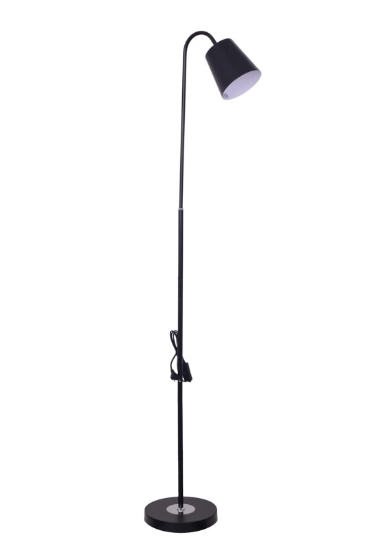 FL-3506F czarna lampa stojąca podłogowa