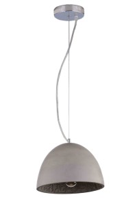 GRATUS stylowa lampa wisząca loft beton wewnętrzna struktura klosza regulacja wysokości hit sprzedaży 1xE27 