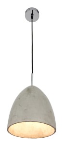 AFRA loft beton lampa sufitowa wisząca nad wyspę  1xE27