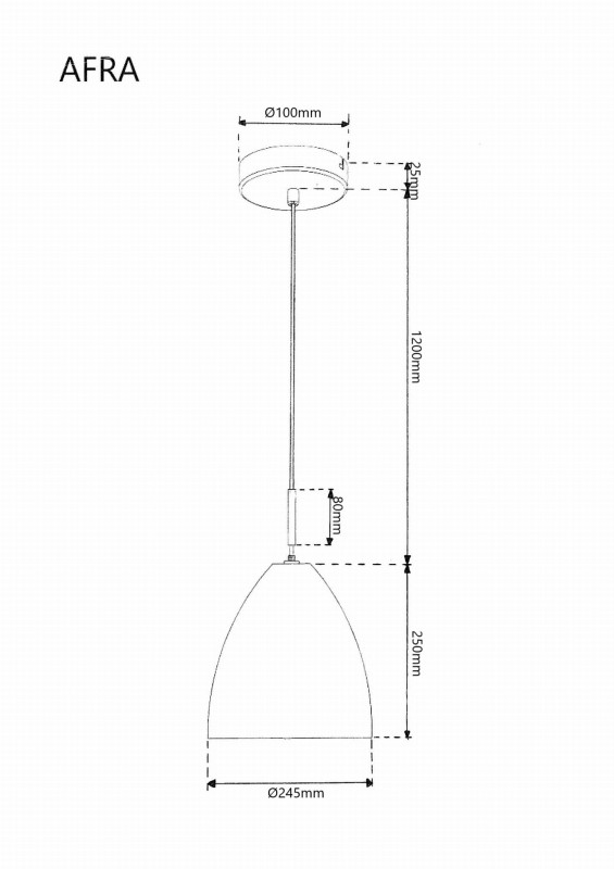 AFRA loft beton lampa wisząca 1xE27 hurt