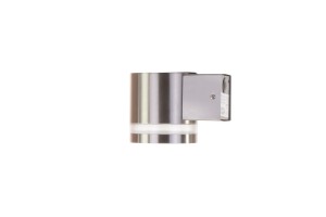 ALEX-K1 LED inox duży kinkiet pojedynczy lampa ścienna  8W  806lm  IP44  Ø9cm ↕12cm