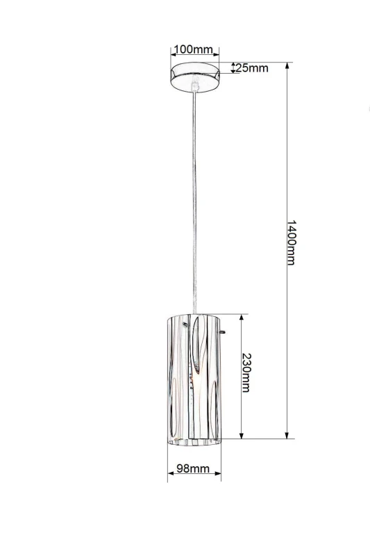 CHICA-1 lampa zwis pojedynczy