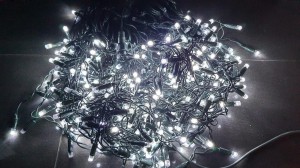 GLFK05-3 XL 500 LED 24 metry girlanda zewnętrzna IP44  barwa biała zimna diody a'la kryształek efekt FLASH  gniazdo łączeniowe 
