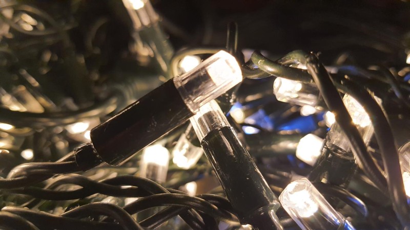 GLFK03-4 XL Girlanda zewn.300LED FLASH b.ciep, gn
