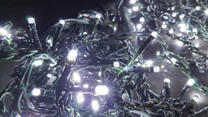 GLF02-2-ZP Girlanda 200 LED b.zimny flash b/z IP44