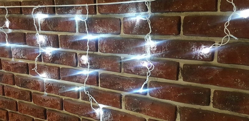 GL01-1 girlanda/sople zewn.100LED multi gn+pr