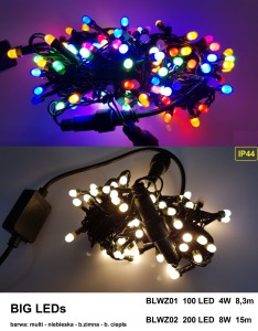 BLWZ02-3 l.choink 200LED BIG LED FLASH niebies gn.